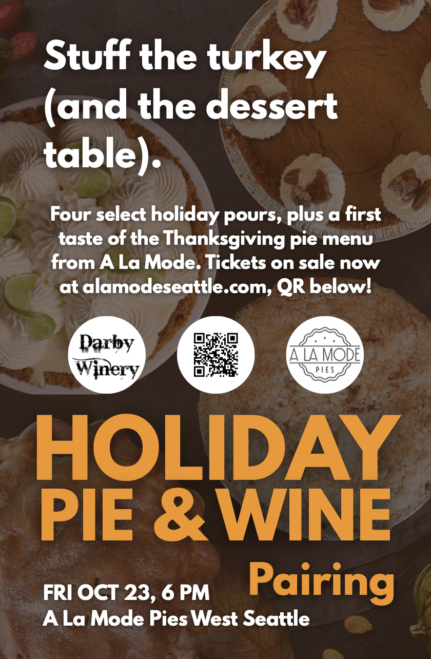 Darby Winery x A La Mode Holiday Tasting Event